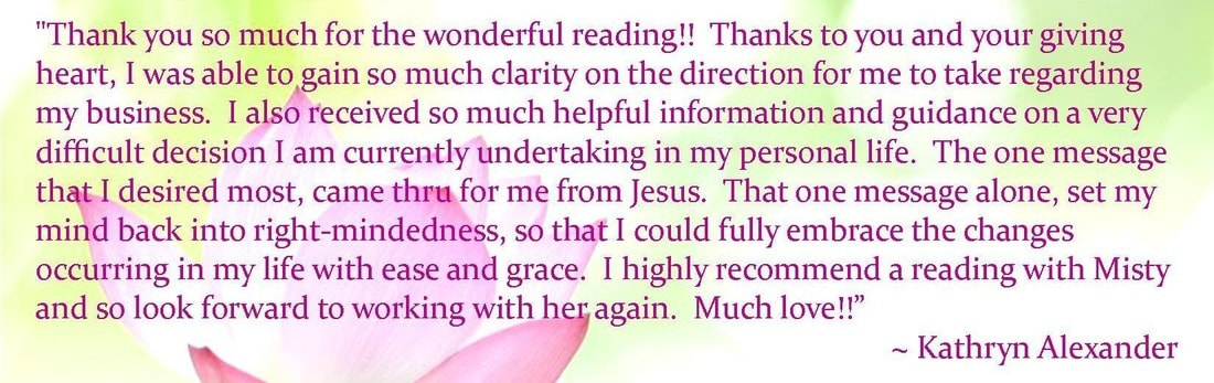 Angel reading testimonial